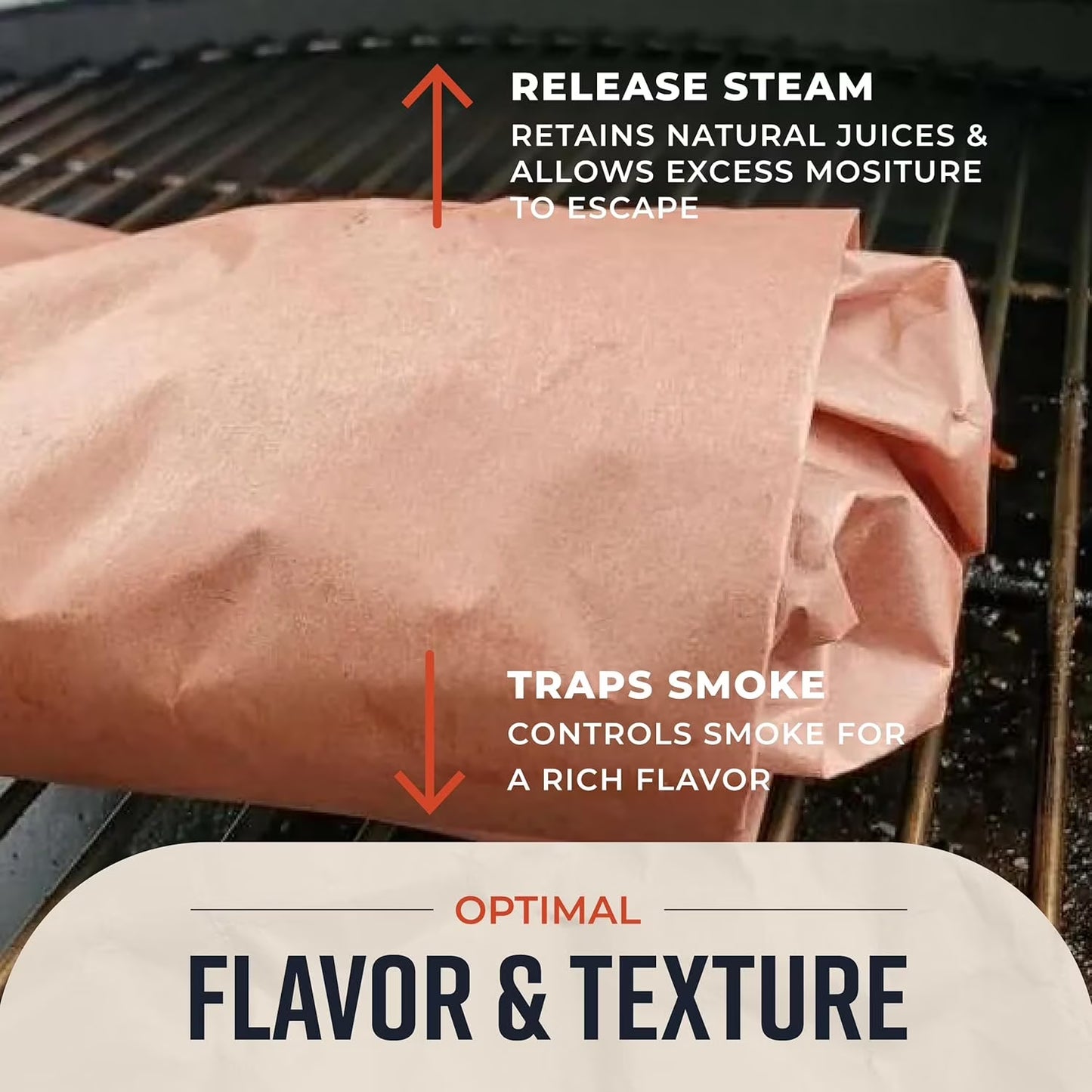 Pink Butcher Paper for Smoking Meat - 18 Inch x 175 Ft Roll (Made in USA)