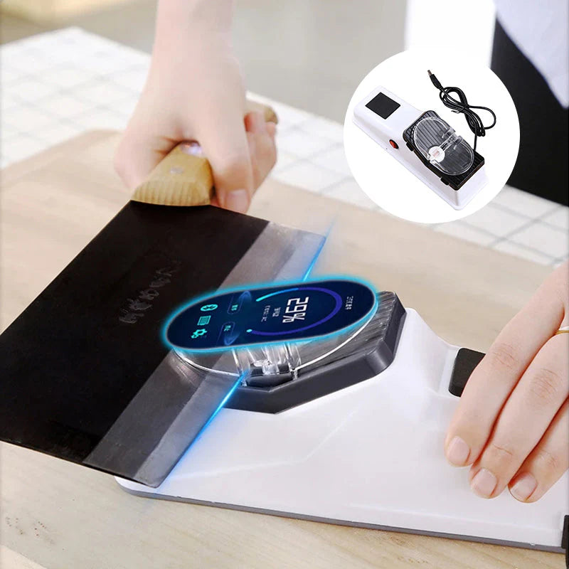 Electric Knife Sharpener - Coarse & Fine Settings for Kitchen Knives