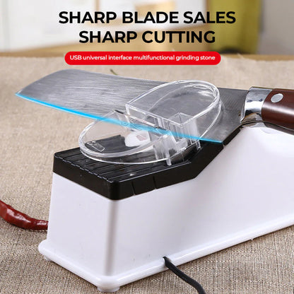 Electric Knife Sharpener - Coarse & Fine Settings for Kitchen Knives