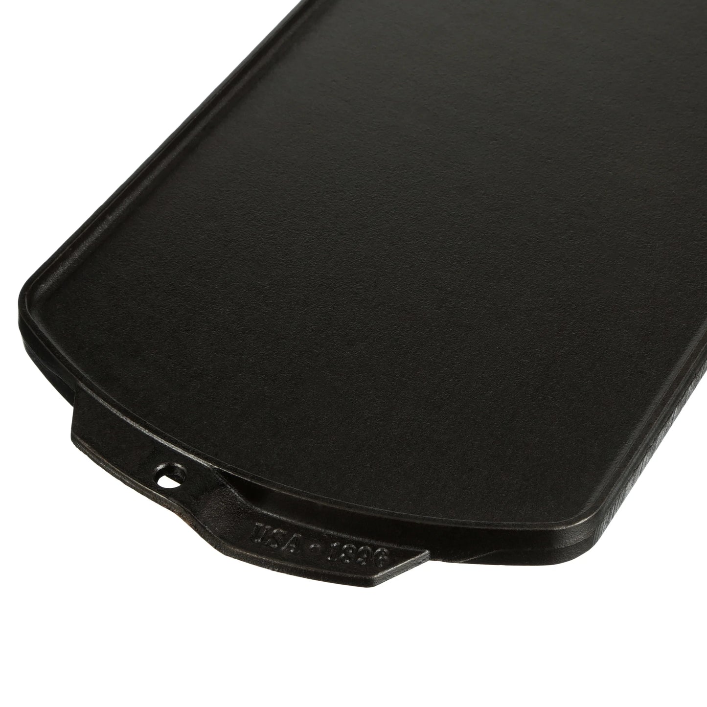 Cast Iron Reversible Grill/Griddle - Pre-Seasoned Dual-Sided Cooking Surface