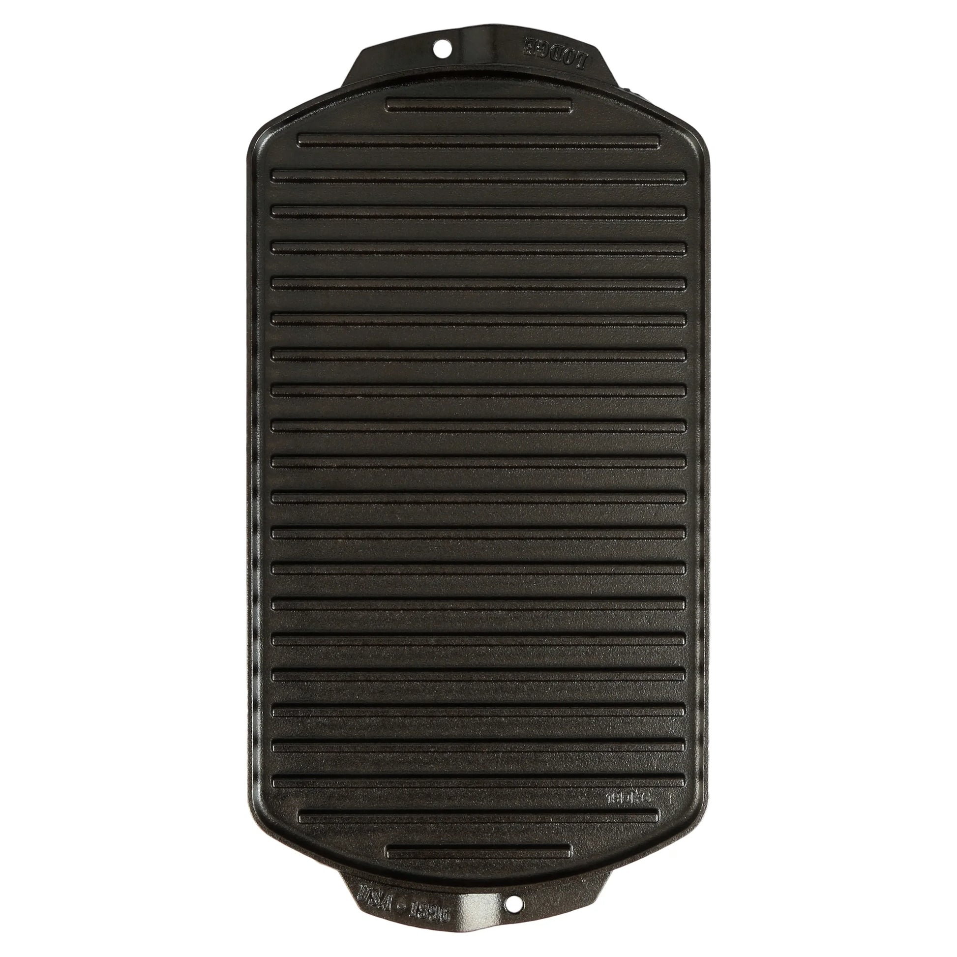 Cast Iron Reversible Grill/Griddle - Pre-Seasoned Dual-Sided Cooking Surface