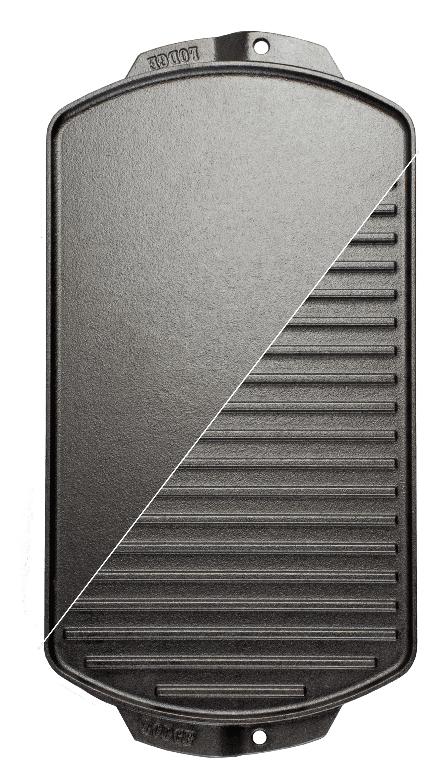 Cast Iron Reversible Grill/Griddle - Pre-Seasoned Dual-Sided Cooking Surface