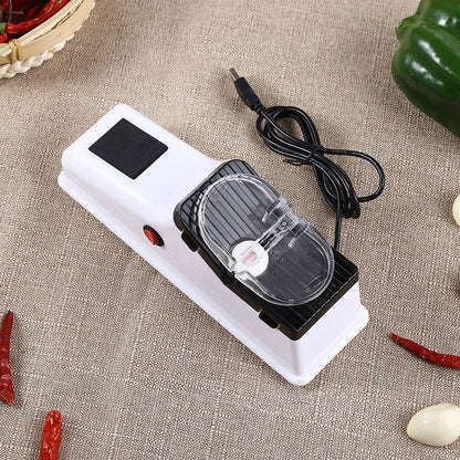 Electric Knife Sharpener - Coarse & Fine Settings for Kitchen Knives