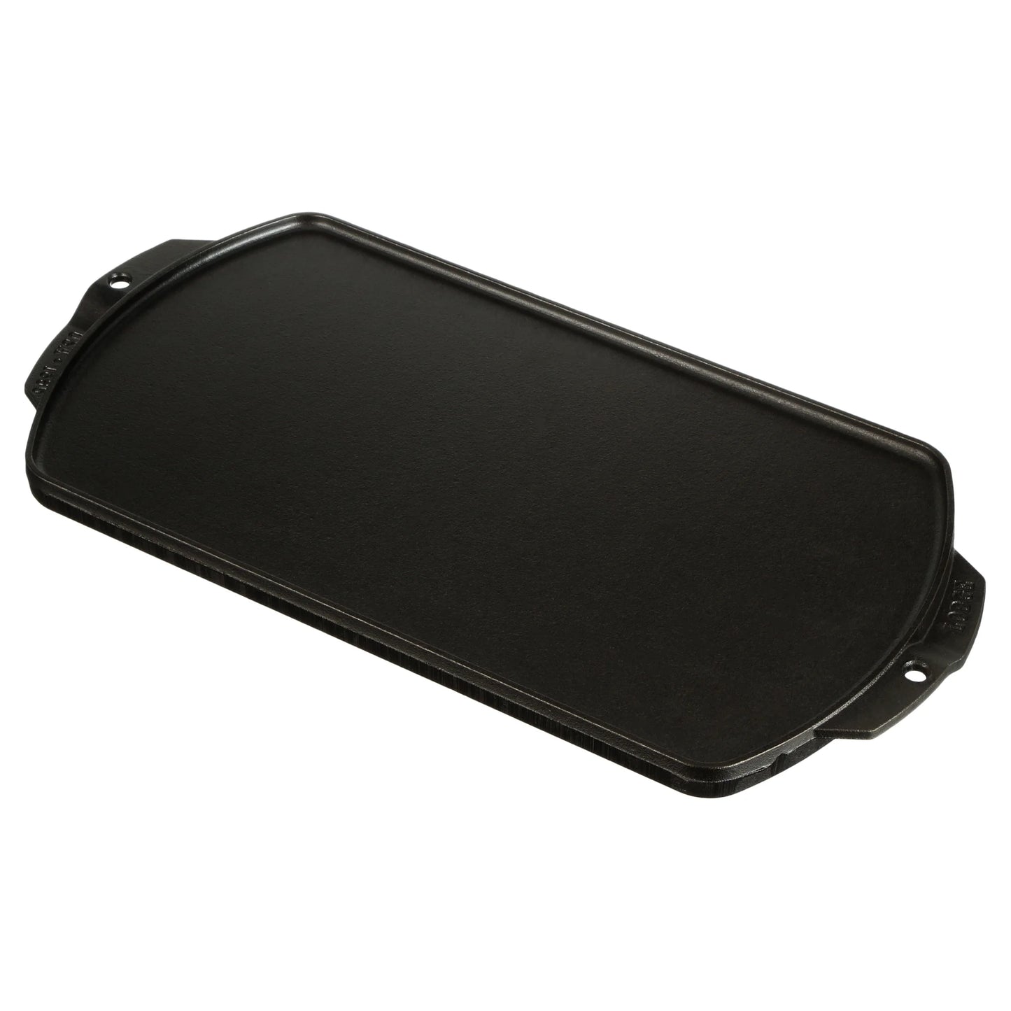 Cast Iron Reversible Grill/Griddle - Pre-Seasoned Dual-Sided Cooking Surface