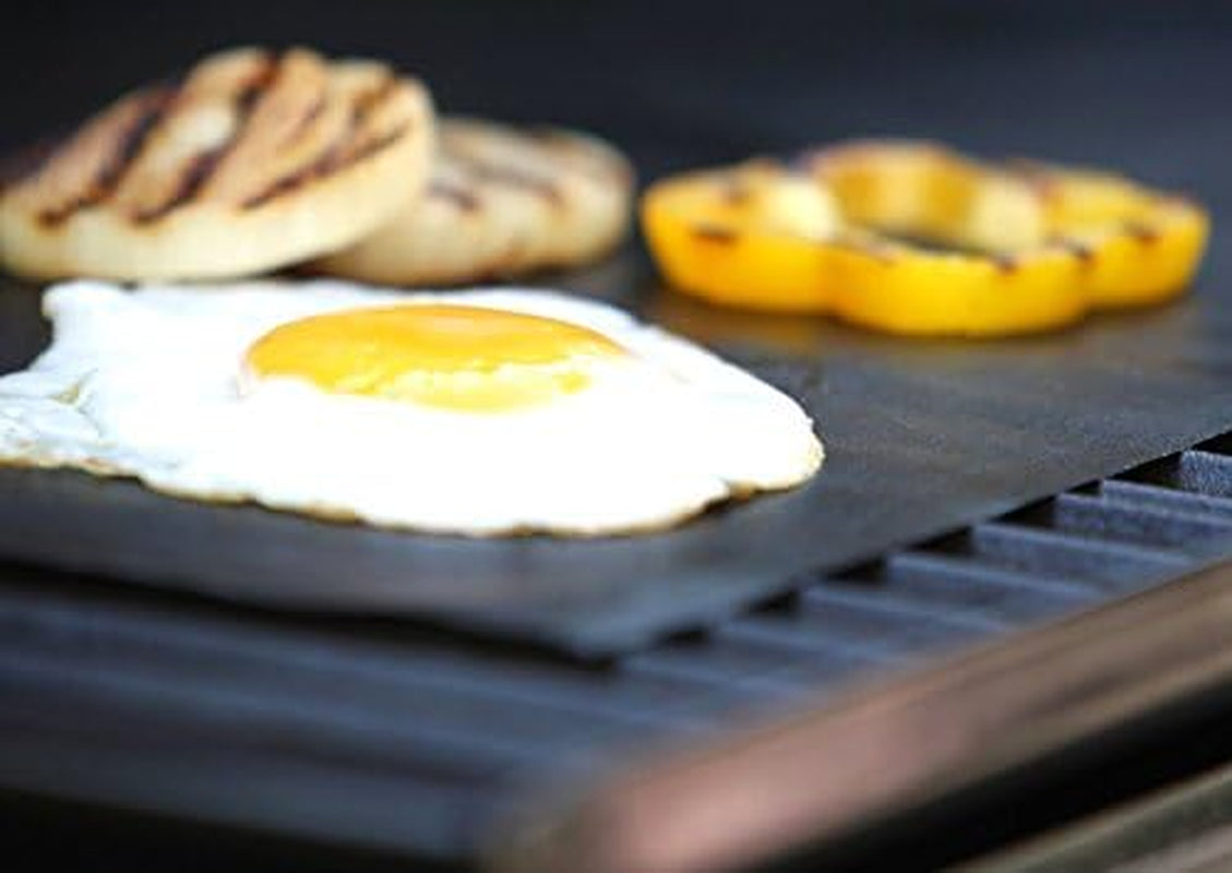 Non-Stick BBQ Grill Mats - Extra Thick & Reusable (Set of 3)