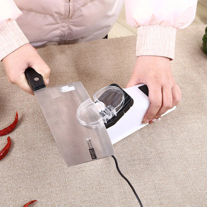 Electric Knife Sharpener - Coarse & Fine Settings for Kitchen Knives
